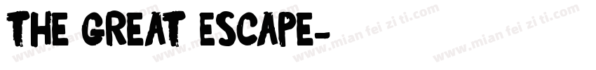 The Great Escape字体转换